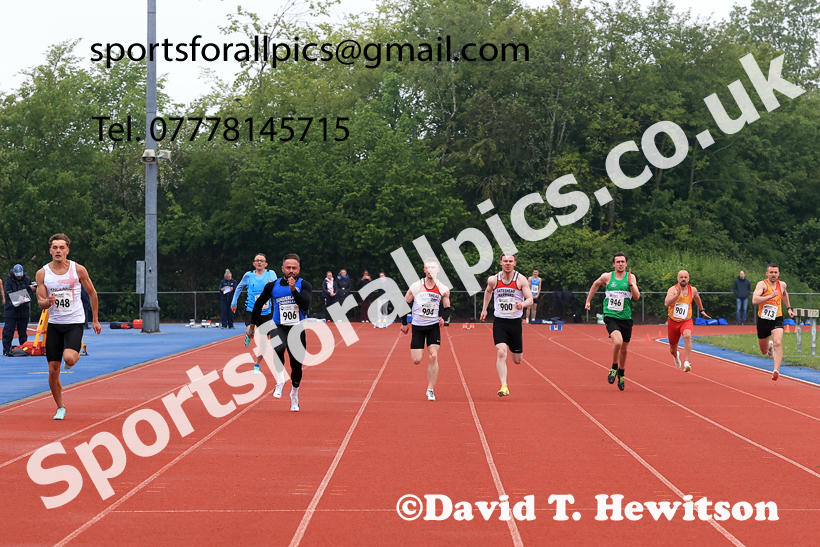 100 metres, 2026 North Eastern Track and Field Champs, Shildon, County Durham. Photo: David T. Hewitson/Sports for All Pics
